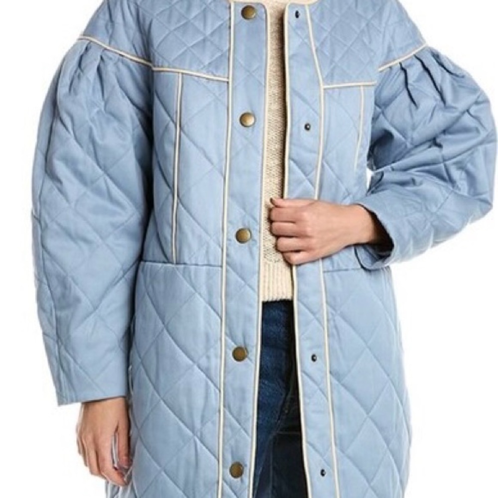 Quilted Blue Jacket